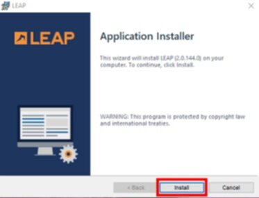 Run LEAP Install