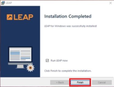 LEAP Install Complete